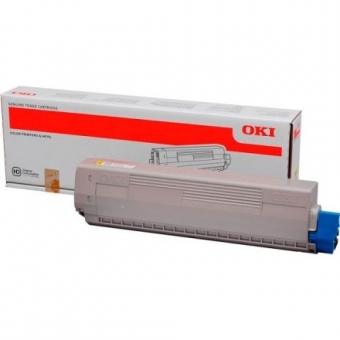 Tонер-картридж OKI C831/841 желтый, 10000стр.