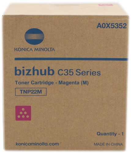 Тонер-картридж Konica-Minolta Bizhub C35/35P type TNP-22M Magenta, 6000 стр.
