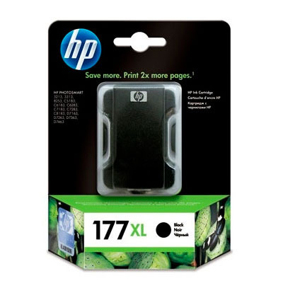 Чернильный картридж HP No. 177 for PhotoSmart 8253/3213/3313/D7163/D7363/C5183, Black, 17ml