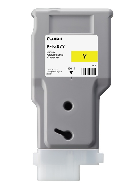Чернильный картридж Canon PFI-207Y (желтый, 300мл)