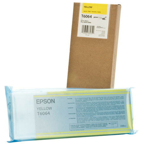 Чернильный картридж Epson Stylus Pro 4800/4880, yellow, 220 ml