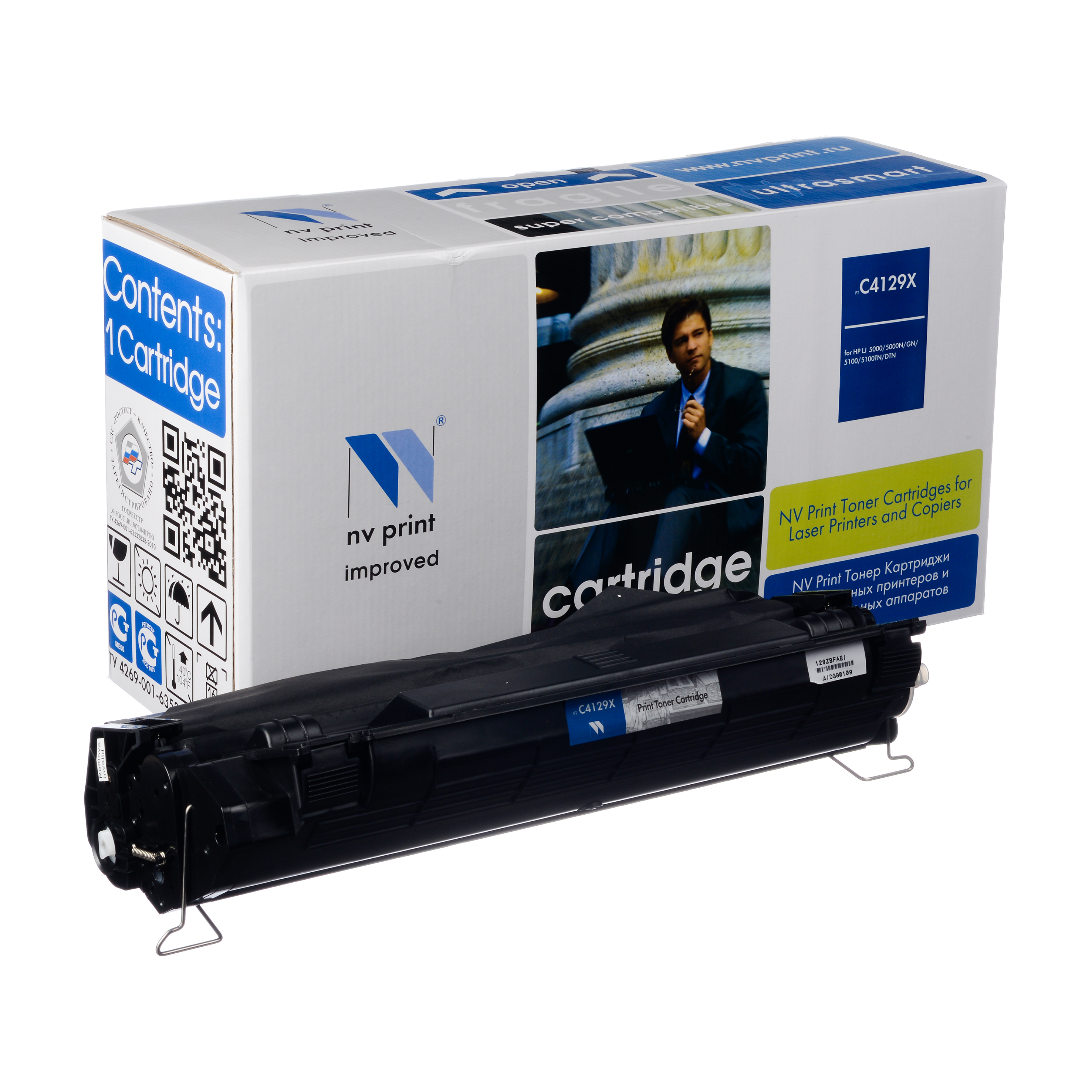 Картридж NVP совместимый HP C4129X для LJ 5000 (10000k)