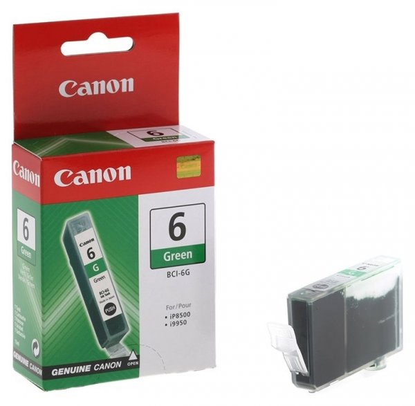 Чернильный картридж Canon PIXMA iP8500/ i9950, BCI-6G, Green