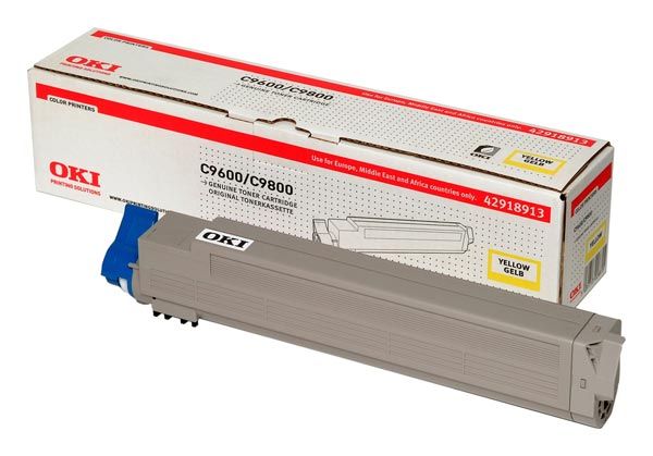 Тонер-картридж Oki C9600/C9800 Yellow, 15000 стр.