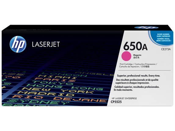 Тонер-картридж HP CE273A, (пурпурный) (для Color LaserJet CP5520/5525), 15000 стр.