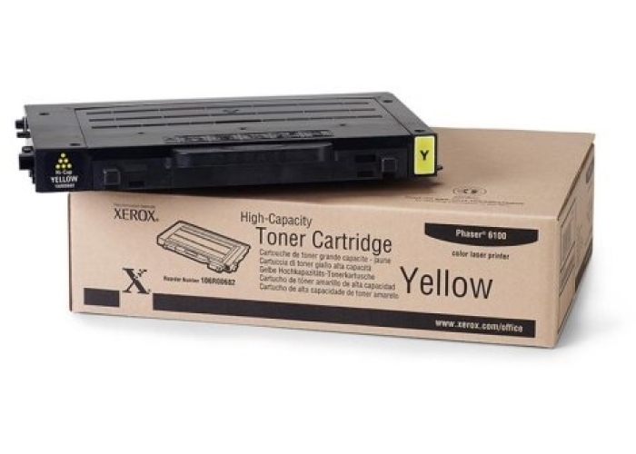 Тонер-картридж Xerox Phaser 6100 Yellow, 5000стр.