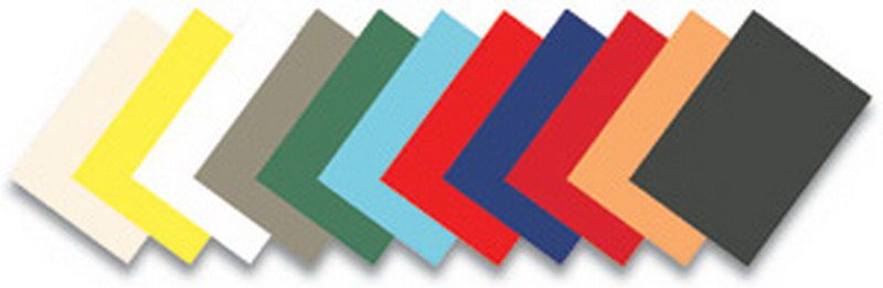 Обложки Fellowes Delta картон, непрозрачные, синие, под кожу, A4, 270г, 100 шт.