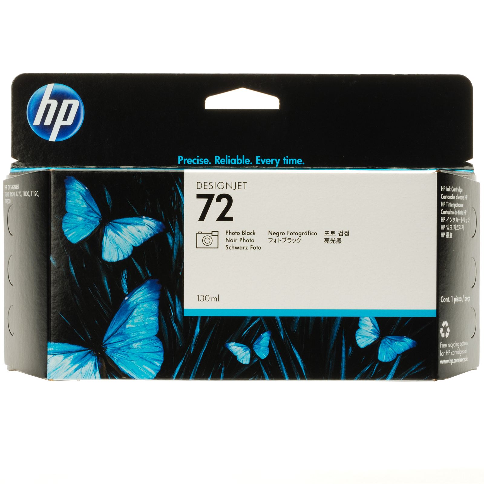 Чернильный картридж HP No. 72 Photo Black, DesignJet T610/1100, 130ml