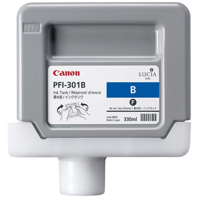 Чернильный картридж Canon, PFI-301B, iPF 8000/9000, Blue