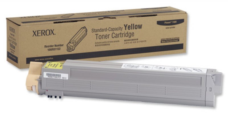 Тонер-картридж Xerox PH7400 Yellow, 9000стр.