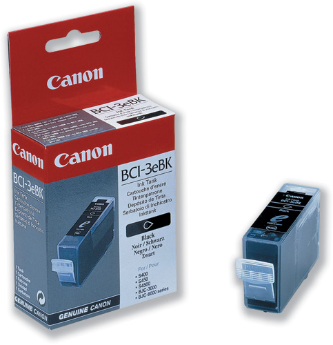 Чернильный картридж Canon BCI-3e BK (черный)
