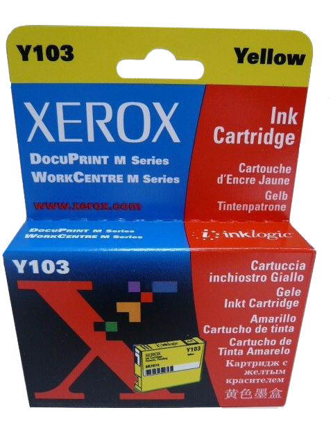 Чернильный картридж для Xerox DocuPrint M750/760, WC M940/950, желтый