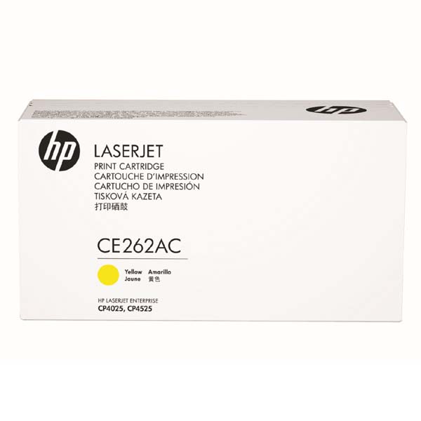 Тонер-картридж HP Color LaserJet CE262A Contract Yellow (желтый) (для LaserJet-CP4025/CP4525), 11 000 стр.