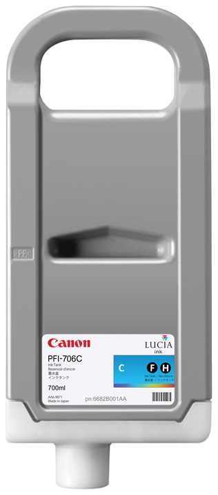 Чернильный картридж Canon PFI-706 C, iPF 8400/9400
