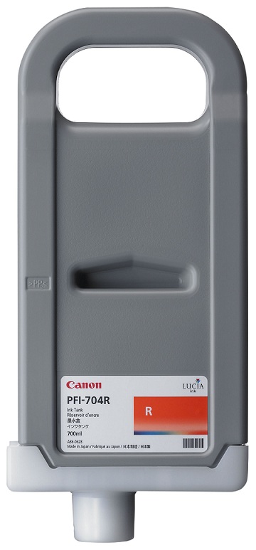 Чернильный картридж Canon PFI-704R, Red