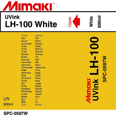 Ответждаемые UV чернила Mimaki SPC-0597W, White, 600ml