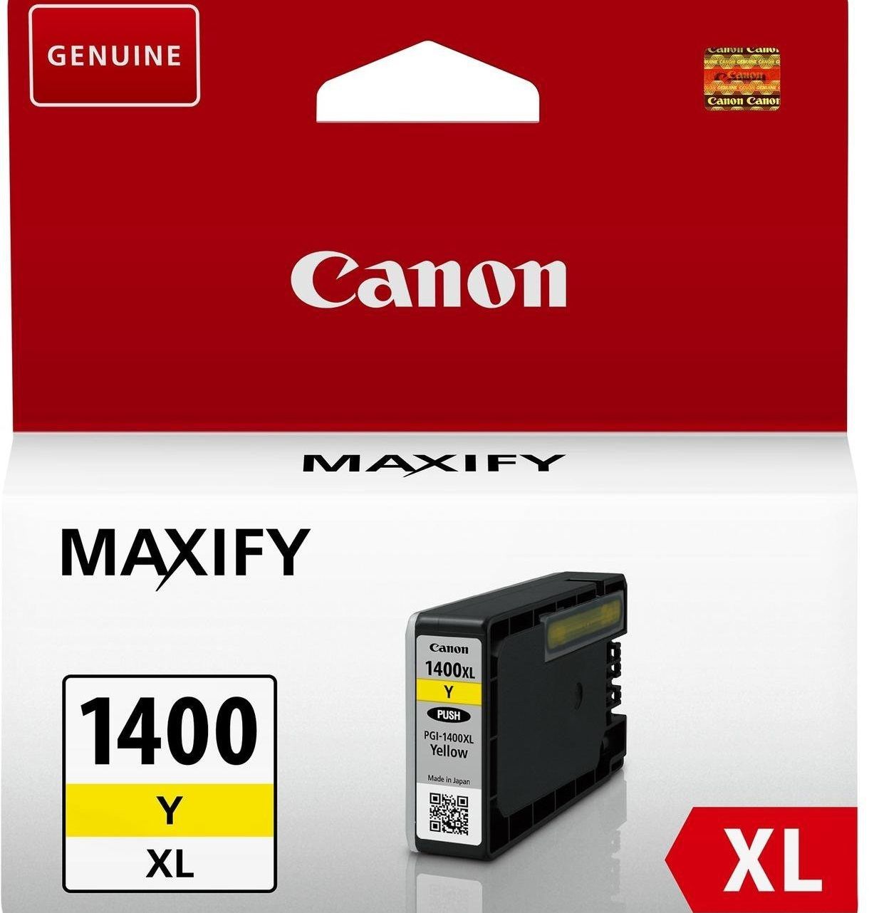 Чернильный картридж Canon PGI-1400XL Yellow (желтый) для MAXIFY MB2040/2340/2140/2740