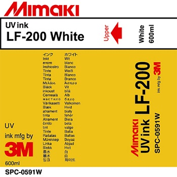 Эластичные UV чернила Mimaki SPC-0591W-5, White, 600ml