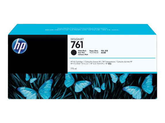 Чернильный картридж HP 761 Designjet-T7100, 775мл., матовый черный