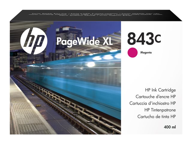Чернильный картридж HP 843C Magenta (пурпурный) для PageWide XL 4000/4500/5000