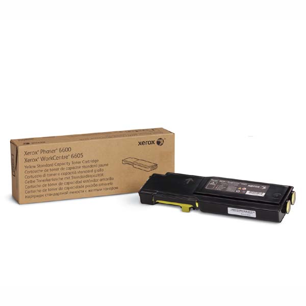 Тонер-картридж Xerox Phaser 6600/ WC6605 Yellow, 2000стр.