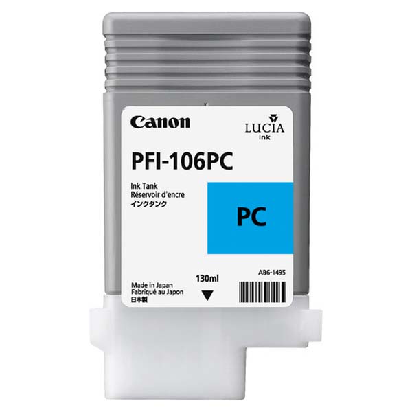 Чернильный картридж Canon PFI-106 PC iPF6300/iPF6300S/iPF6350/iPF6400/iPF6455, голубой