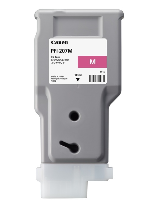 Чернильный картридж Canon PFI-207M (пурпурный, 300мл), для Canon iPF680/685/780/785