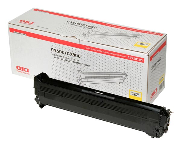 Фоторецепторный барабан Oki C9600/C9800, yellow, 30000 стр.