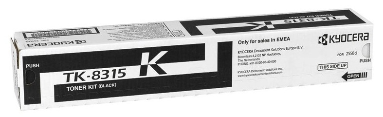 Тонер-картридж Kyocera TK-8315K Black (черный) для TASKalfa 2550ci 