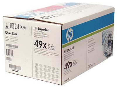 Тонер-картридж HP 49XD, набор из 2-х картриджей, LaserJet 1320/3390/3392 Black, 6000стр.