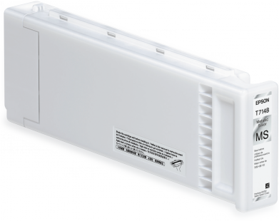 Чернильный картридж Epson UltraChrome GSX T714B00, SC-S70610, серебристый металлик, 350 мл