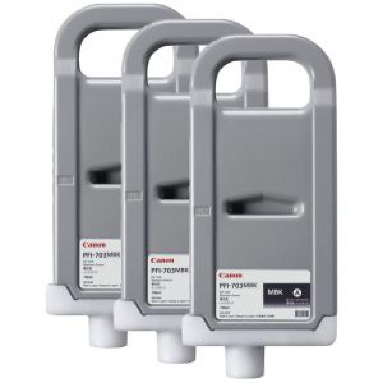 Набор чернильных картриджей Canon PFI-703MBK (3 штуки) для iPF810, iPF815, iPF820, iPF825