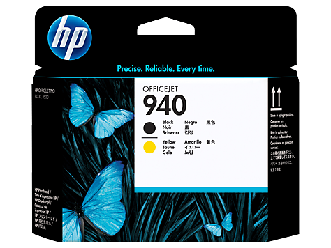 Печатающая головка HP 940, OfficeJet Pro-8000/8500, Black and Yellow
