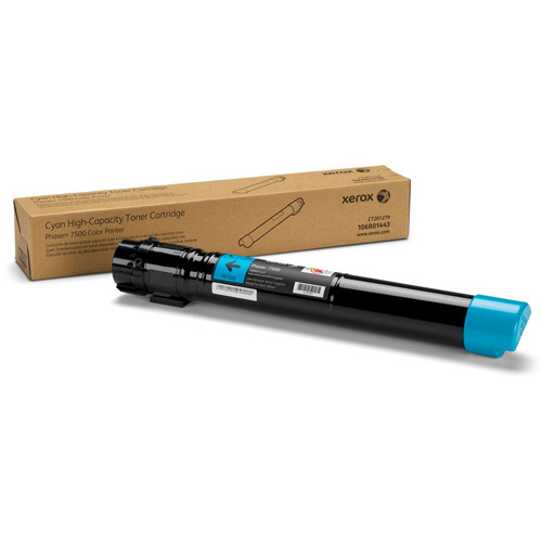 Тонер-картридж Xerox Phaser 7500 Cyan, 17800стр.