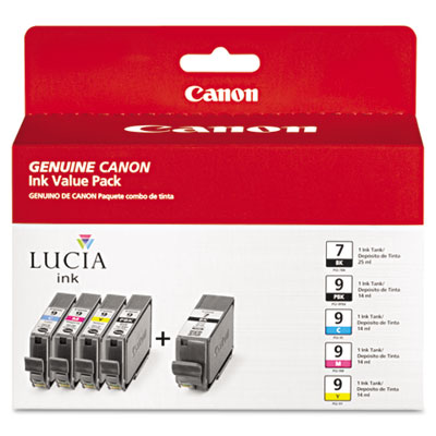 Чернильный картридж Canon PGI-9 PIXMA-Pro9500, MBK/PC/PM/R/G Multi Pack, набор 5 цветов