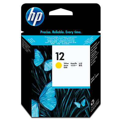 Печатающая головка HP №12, InkJet 3000, желтая