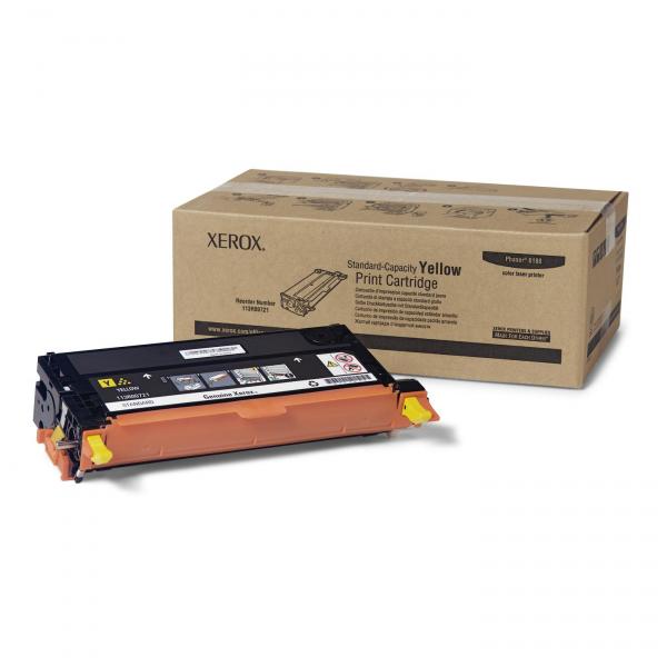 Тонер-картридж Xerox Phaser 6180 Yellow, 2000стр.