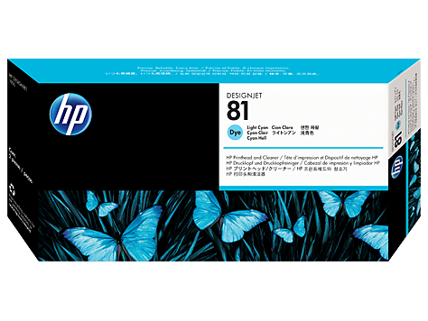 Печатающая головка HP No.81 for DesignJet 5000/5500, Light Cyan