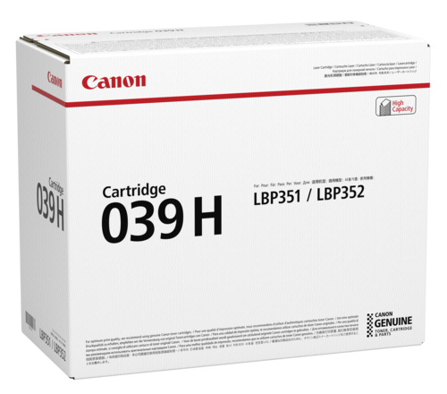 Тонер-картридж Canon 039 Black (черный) для i-SENSYS LBP-351x/352x