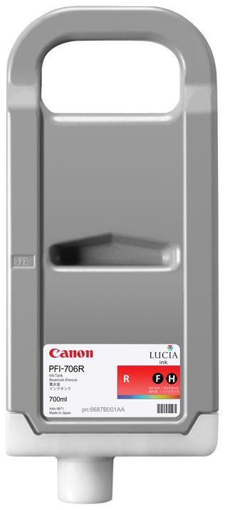 Чернильный картридж Canon PFI-706 R, iPF 8400/9400, Red