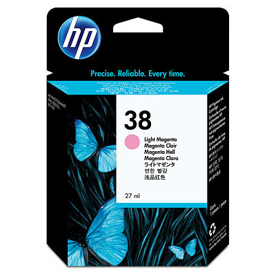 Чернильный картридж HP №38 PhotoSmart Pro B9180, светло-пурпурный, 27мл