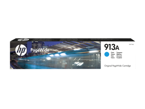 Чернильный картридж HP 913A Cyan (голубой) для PageWide 352dw/Pro 477dw