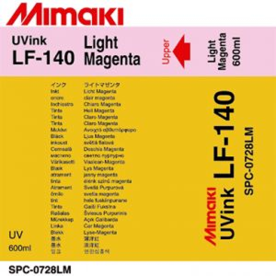 Эластичные UV чернила Mimaki SPC-0728LM, Light Magenta, 600ml