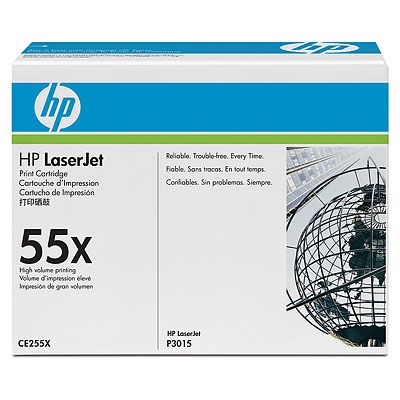 Тонер-картридж черный HP 55X LaserJet P3015 , 12500 стр.
