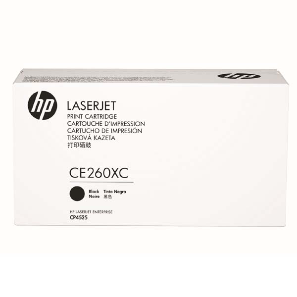Тонер-картридж HP Color LaserJet CE260X Contract Black (черный) (для LaserJet-CP4025/CP4525), 17 000 стр.