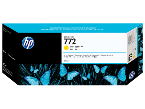 Чернильный картридж HP № 772 DesignJet Z5200, желтый, 300 мл