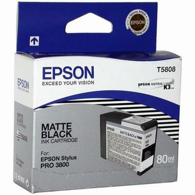 Чернильный картридж Epson Stylus Pro 3800/3880, черный матовый, 80 мл