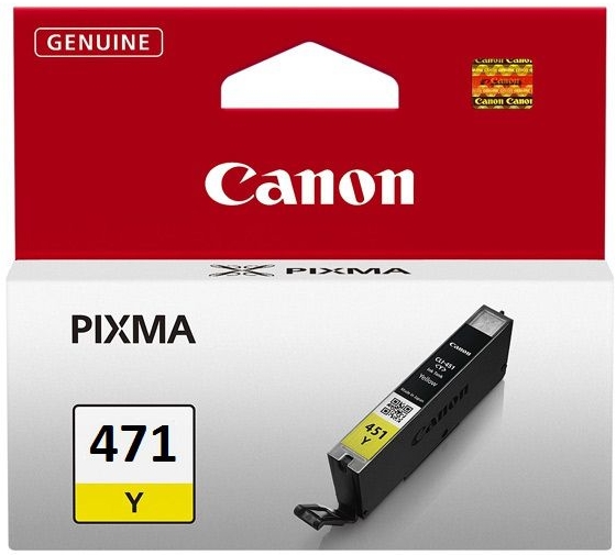 Чернильный картридж Canon CLI-471 Y Yellow (желтый) для PIXMA MG5740/6840/7740